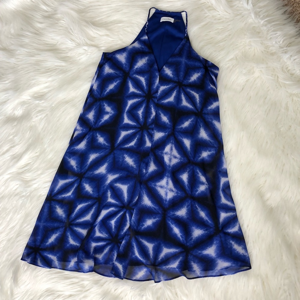 🇺🇸 Calvin Klein- Tie dye halter dress